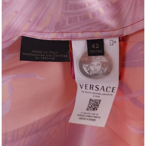 Versace Jungle Print Pleated Mini Skirt 42 US 6 New - Picture 13 of 15